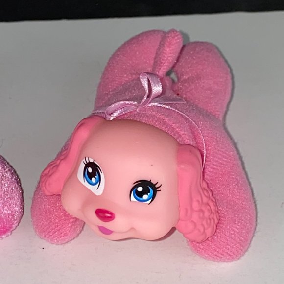 Puppy Surprise 2 Pink Puppies Replacement Pups Different Color Eyes Toy Figure - Picture 3 of 7